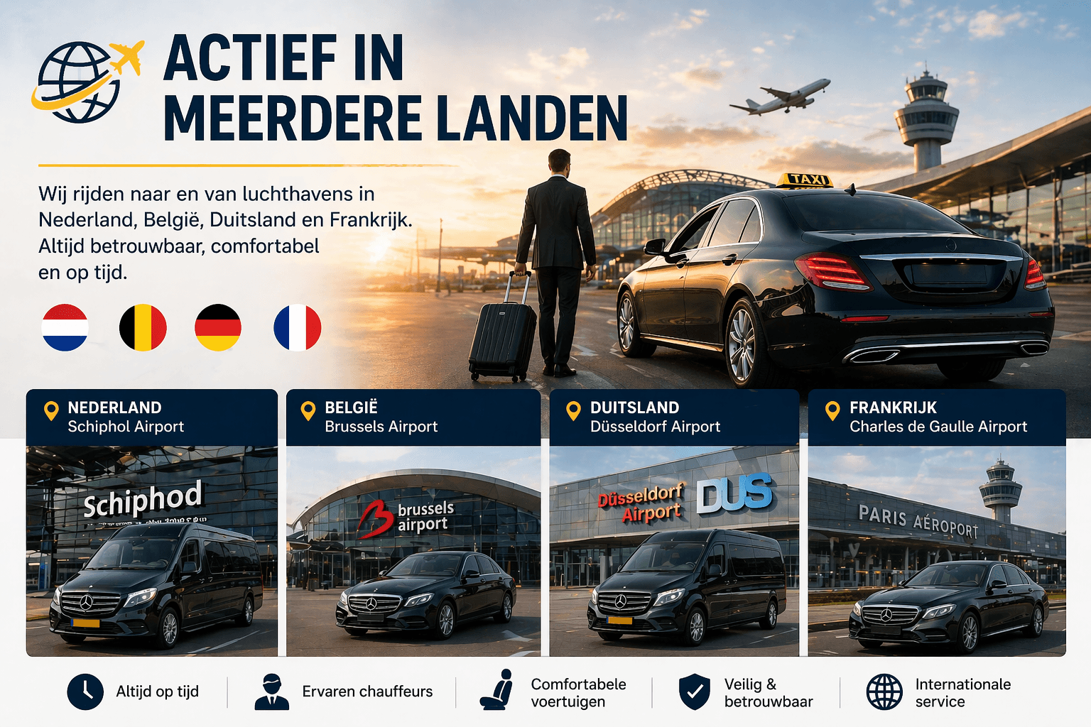 ACTIEF IN MEERDERE LANDEN